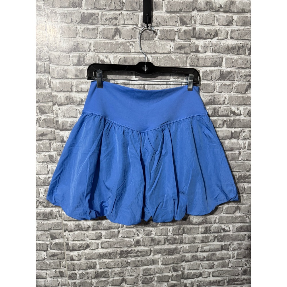 Offline by Aerie Real Me Bubble Skort Blue Athletic Mini Skirt XL 170-6498-1641